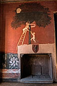 Castiglione Olona -  Palazzo Branda Castiglioni. Decorazione della camera del cardinale (autore ignoto 1423) 